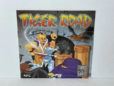 NO GAME - Tiger Road (TurboGrafx-16, 1990) Authentic Manual Only - Image 1 of 4