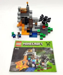 LEGO 21113 Minecraft The Cave Complete w/ Minifigs & Instructions - Picture 1 of 8