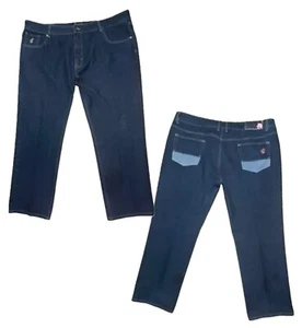 Rocawear Classic Fit Raw Dark Denim Jeans Gr. 48 Y2k Hip Hop Taschen Roca Wear - Bild 1 von 13