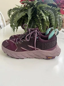Hoka One One Anacapa Low GTX Women's Hiking Shoes 9.5B Grape Wine Goretex - Picture 1 of 15