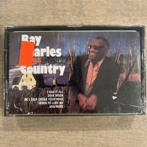 Ray Charles Sings Country by CBS Records 1990 Cassette Tape - Picture 1 of 6