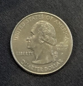 2002 mississippi quarter DYE error RARE - Picture 1 of 2