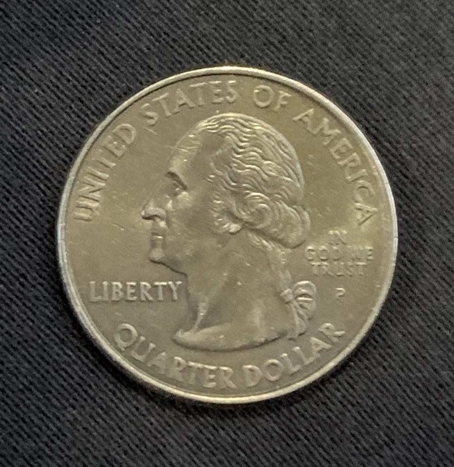 2002 mississippi quarter DYE error RARE - Image 1 of 2
