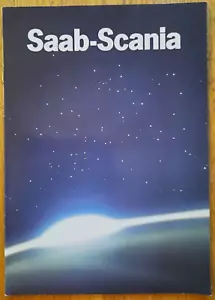 1984 SAAB SCANIA car sales brochure with Saab 9000, truck, aeroplane and more - Picture 1 of 8