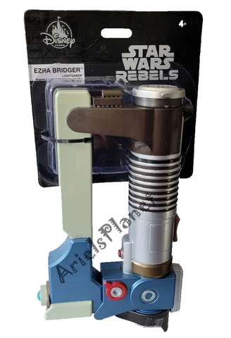 Disney Parks Star Wars Ezra Bridger Rebels Lightsaber Blaster w/ Lights & Sounds Cover