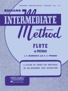 Rubank Intermediate Method: Flute or Piccolo - Picture 1 of 1