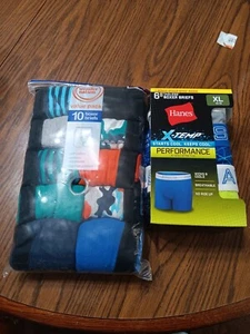 Jungen Boxershorts Unterwäsche Gr. XL (18/20), Hanes Performance & Wonder Nation - Bild 1 von 3