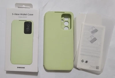 Funda Cartera Oficial Original Samsung A54 5G Smart View SView Cubierta de Cuero Abatible Foto 1 de 4