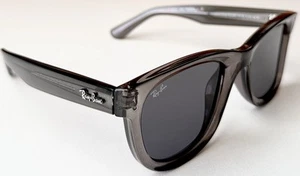 Ray-Ban Sonnenbrille WAYFARER REVERSE grau auf transparent grau RB0502S 6707/GR NEU - Bild 1 von 13