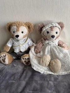 Disney Duffy and ShellieMay Wedding Doll Set Plush 30cm Bride and Groom Couple - Picture 1 of 1