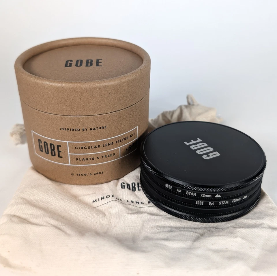 Gobe 72mm Stellar Filter Kit with 4-Point, 6-Point and 8-Point Star Lens Filters - Image 1 of 3