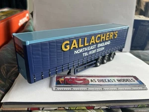 Corgi Modern Truck Heavy Haulage Gallachers Curtainside Trailer 1/50 - Bild 1 von 2