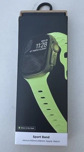 Nomad Apple Watch Glow 2.0 44/45/45/49mm Ultra Watch FKM Sport Band Rare - Zdjęcie 1 z 2