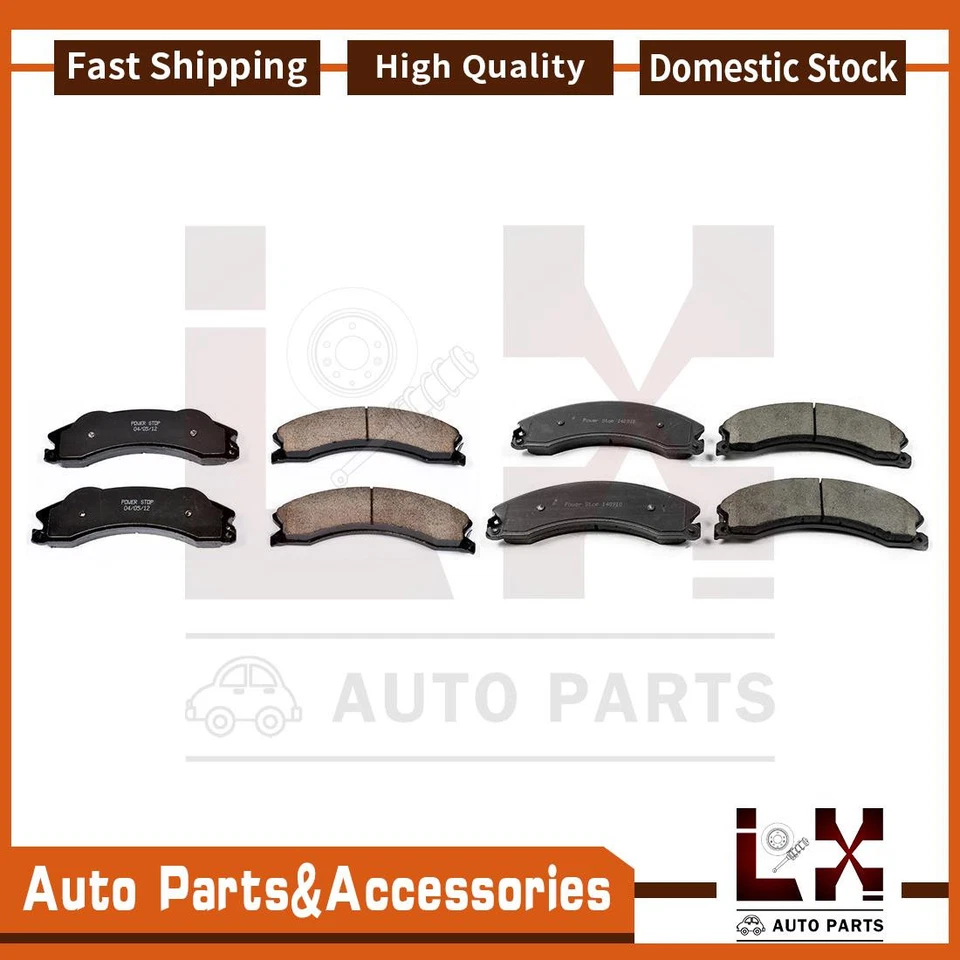 Power Stop передняя задняя тормозная колодка для GMC Sierra 2500 HD 2015 2014 2013 2012 - Изображение 1 из 3