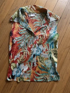 Alberto Malaki hell, tropisch, Pailletten, Art to Wear - Bild 1 von 11
