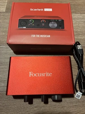 Focusrite Scarlett Solo (3rd Gen) – neuwertig, mit Rechnung - Bild 1 von 2