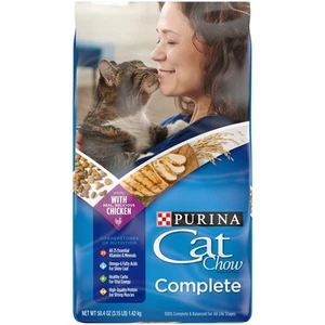 High Protein Dry Cat Food, Complete - (Pack of 4) 3.15 lb. Bags - Picture 1 of 8