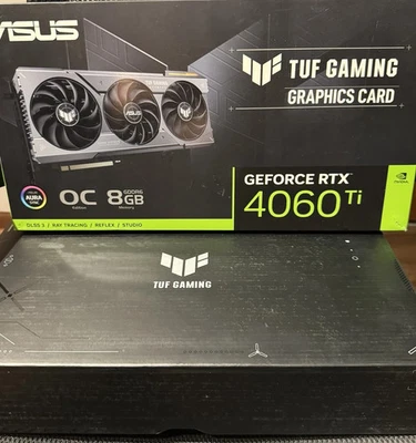 Asus TUF Gaming RTX 4060Ti 8GB video card GDDR6 OC Edition 2655 MHz HDMI - Image 1 of 4
