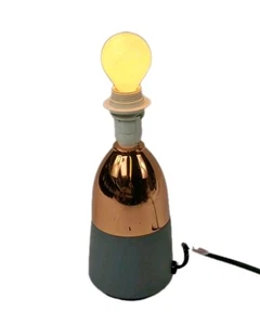 habitat duno lamp grey and copper lamp only Read - Picture 1 of 6