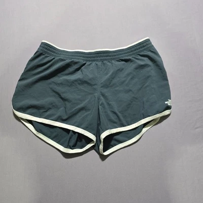 Pantalones Cortos The North Face Mujer Grandes Verde Forrados Correr Entrenamiento Cordón Foto 1 de 4