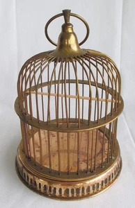 Brass Bird Cage 8.25 Inch Diameter X 14.5 inches Tall - Picture 1 of 11