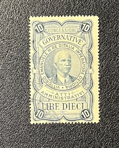 Italia años 30-40 ingresos administrativos 10 L usado LE322 - Imagen 1 de 2