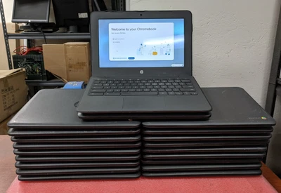 20x HP Chromebook 11 G6 EE Intel Celeron N3350@1.1GHz 4GB RAM 32GB SSD | LP166DS Foto 1 de 4