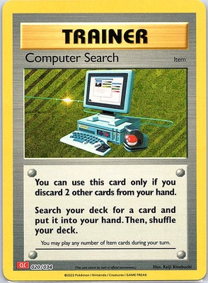 Computer Search (CLC) 020/034 Trading Card Game Classic Holo - Image 1 of 2