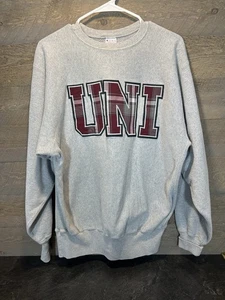 Vintage UNI Panthers Sweatshirt Damen xL grau Champion Reverse Weave - Bild 1 von 5
