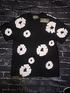 Denim Tears Shirt Short Sleeve Black and White Men Size XL - Picture 1 of 1