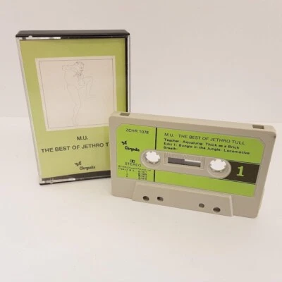 Jethro Tull M.U. The Best Of Jethro Tull Cassette Tape Chrysalis 1976 ZCHR 1078 - Image 1 of 4