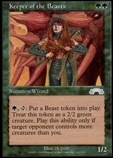 4x Keeper of the Beasts MTG Exodus NM Magic Regular