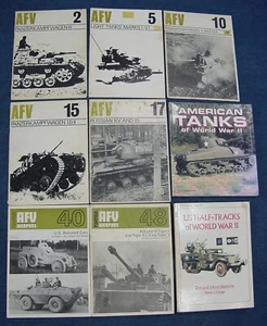 LOT 2 BOOKS 7 BROCHURES WORLD WAR II TANK ALLIED AXIS PANZER TIGER HALF-TRACK - Bild 1 von 7