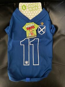 Footy Dogz - Scotland Themed Football Shirt for Dogs - Large - New