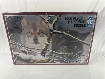 DE COLECCIÓN F.X. Rompecabezas Schmid Eyes in the Mist 1000 piezas sellado 1993 Dan Pierce  Foto 1 de 2