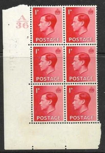 1d A 36 Zylinderblock - 5 ohne Punkt UNMONTIERT NEUWERTIG - Bild 1 von 1