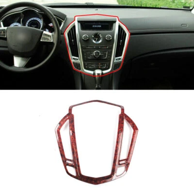 Cubierta de navegación GPS para automóvil marco decoración moldura para Cadillac SRX 2010-2012 grano de madera Foto 1 de 4