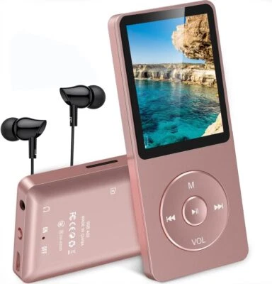 AGPTEK MP3 Player, 8GB/16GB MP3 Player 70 Stunden Wiedergabezeit MP3 Player - Bild 1 von 4