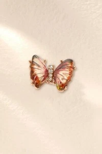 Keep Collective Key (new) GLASS BUTTERFLY - ROSE GOLD - Picture 1 of 1