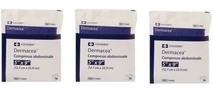 DERMACEA Abdominal Pads 5" x 9" Sterile Tray 36 ct(3 pack) - Picture 1 of 1