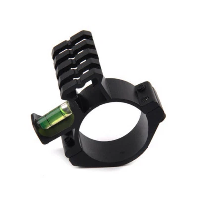 25.4/30mm Ring Scope Adapter with Spirit Bubble Level for 20mm Picatinny Rail - Image 1 of 4