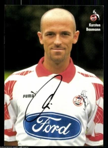 Karsten Baumann Autogrammkarte 1.FC Köln 1996/97 Original Signiert+ A 63884 - Imagen 1 de 1