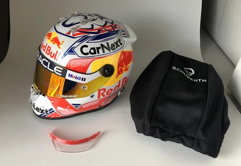 Max Verstappen USA GP 2022 F1 NO. 1 Red bull 1:2 Helmet BRAND NEW! Austin Cover