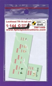 1/144 Decals:  TR-1A Tail Art [USAF] #DMF14408 : MARK1 - Picture 1 of 3