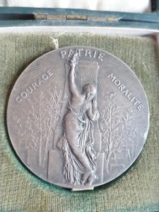 Médaille bronze GYMNASTIQUE France en écrin H. Chapu authentique - Imagen 1 de 4
