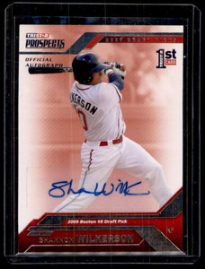 2009 TRISTAR PROSPECTS PLUS AUTOGRAPHS SHANNON WILKERSON AUTO 027/199 BOSTON RED