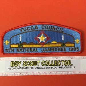 Pfadfinder CSP 1985 National Jamboree Yucca Rat JSP Aufnäher KOSTENLOSER VERSAND rot - Bild 1 von 2