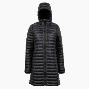 MARMOT Womens Echo Featherless Long Jacket Black Shiny/Noir Brilliant Size Small - Picture 1 of 5
