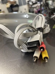 Audio Video AV Composite 3 RCA Cable for Nintendo Wii RVL-009 USA SELLER - Picture 1 of 2