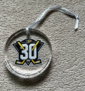 Anaheim Enten Weihnachten klar Kunststoff Glas von Honda Center Rink Ornament 30. - Bild 1 von 4